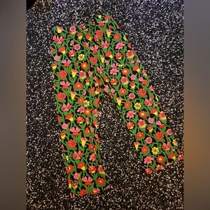 Big bud press flower tangle work pants size large
